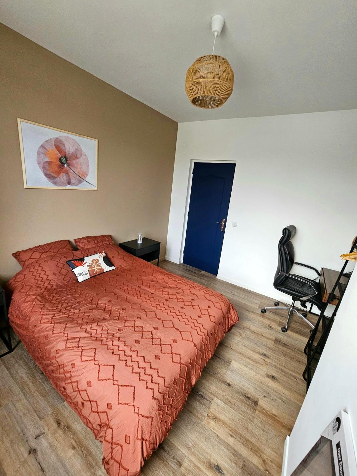 Maison Spacieuse Privatisee Ou A La Chambre - Places De Parking Saint-Michel  Exteriör bild